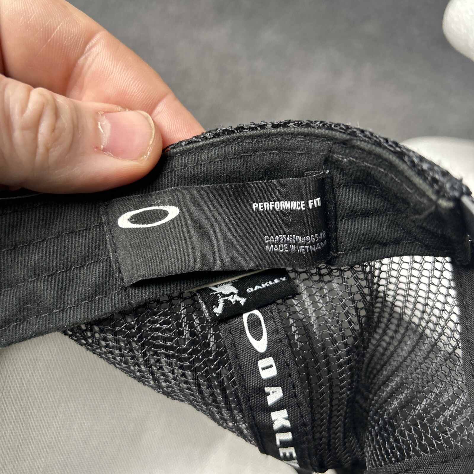 Oakley SnapBack Hat Gray Adjustable Cap Mesh Truc… - image 9