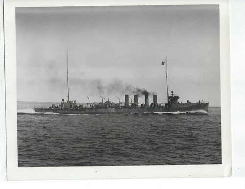 USS WW1 WADSORTH DD-60 OFFICIAL NAVY PHOTO