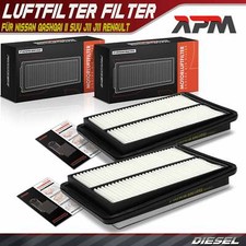 2x Luftfilter Filter für Nissan Qashqai II SUV J11 J11 Renault Kadjar HA HL