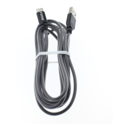 Type-C 6ft USB Cable Charger Cord Power Wire USB-C Long Mesh Braided for Tablets