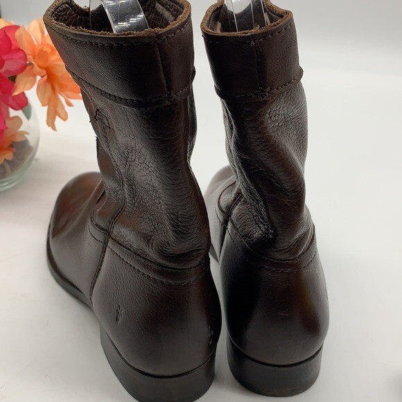 Frye Brown Cara Roper Short Sz 7 - image 3