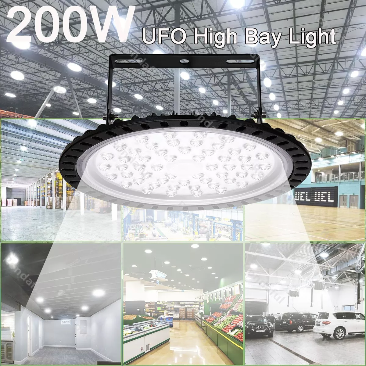 High bay top gym lights