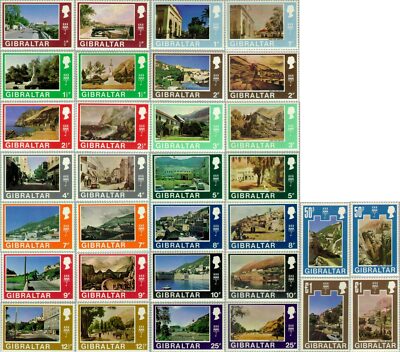 VAR3/S Gibraltar  Nº 239/70   1971  Vistas de Gibraltar en el S XIX y las misma