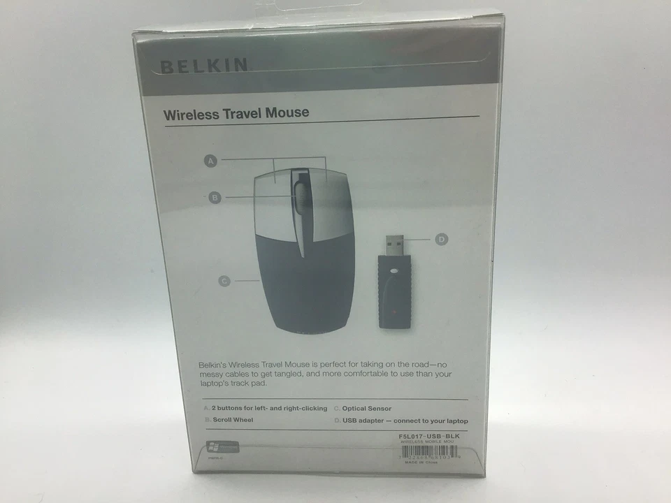 Belkin Wireless Travel Mouse - Image 2 of 2