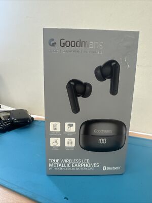 Bluetooth Headphone Goodmans True Wireless Athletic Earphones