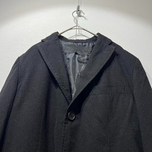 COMME des GARCONS HOMME Chesterfield Coat Polyester Black - Picture 4 of 12
