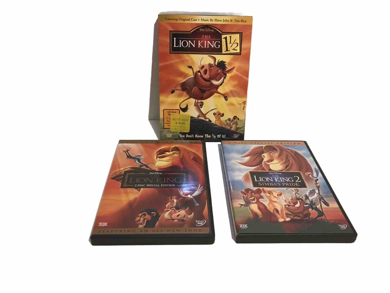 The Lion King Trilogy (DVD, 2004, 6-Disc Set)