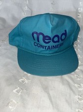 Mead Containers Vintage Snapback Cap Trucker Hat Work Cap