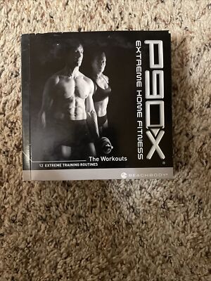 P90X Extreme Home Fitness Workout Complete 12 DVD Set Exercise Good