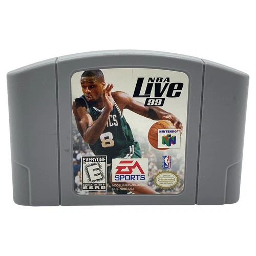 NBA LIVE 99 Nintendo 64 N64 Game Tested Working & Authentic