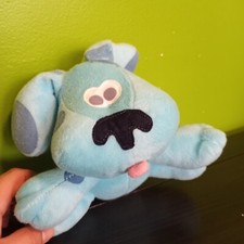 Vintage 2003 Fisher-Price Blue s Clues Blue Puppy Dog Stuffed Animal Plush 7