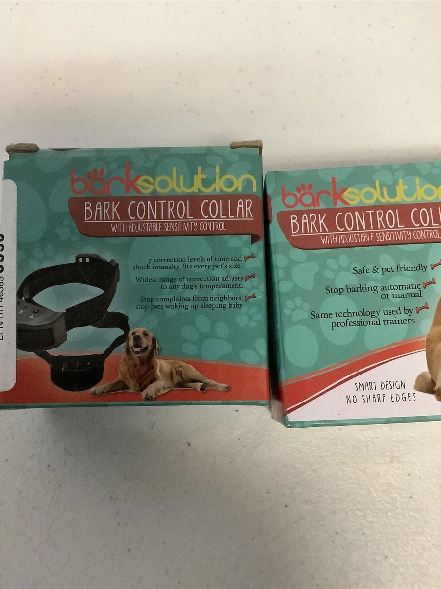 Bark Solution Bark Control Collar w/adjustable Sensitivity Control Lot Of 2  | eBay