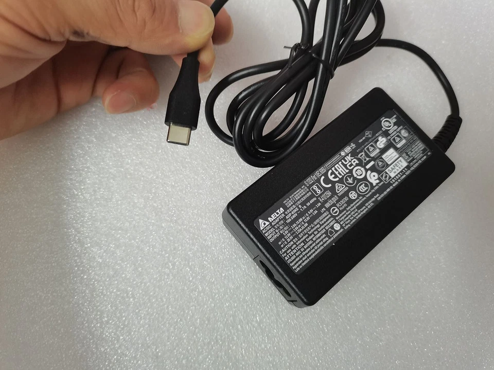 Delta ADP-65KE-B 65W 20V 3.25A Original Para MSI Prestige 14Evo A12M-012US Tipo-C Foto 3 de 4