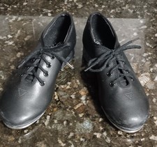 Dance Now Student Jazz Tap Shoes Kids Size 11.5 Black