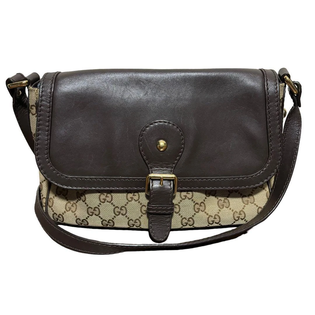[Excellent état] Sac bandoulière GUCCI en toile GG