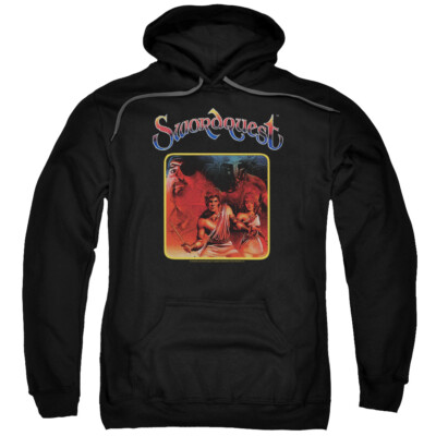 ATARI SWORDQUEST Licensed Adult Hooded Sweatshirt Hoodie SM-5XL