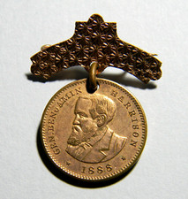 1888 Benjamin Harrison  Campaign Medal (02903)