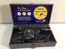 Vintage Burgess Vibrocrafters VIBRA-TOOL Engraving Tool With 9 Tips and Case