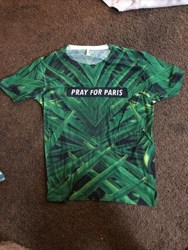 Pray For Paris T Shirt Large Yeezus 
