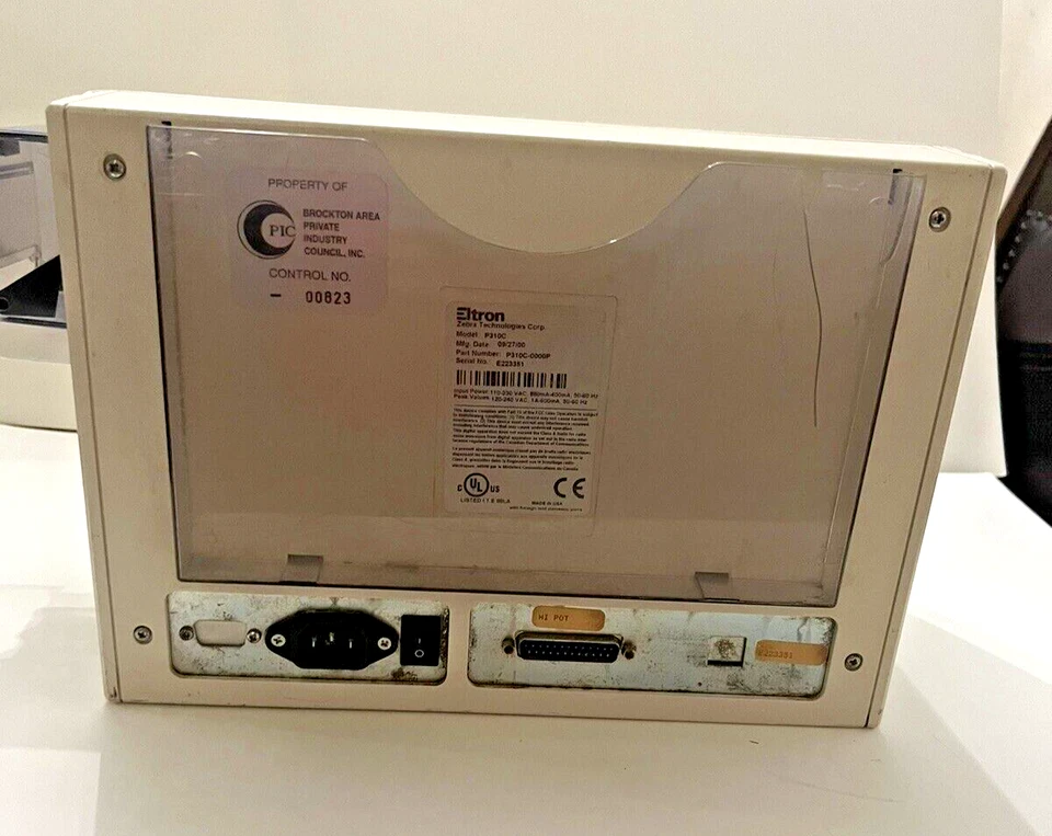 Zebra Eltron P310C Desktop Thermal ID Card Badge Printer P310 - Image 4 of 4