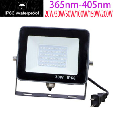 Waterproof UV Curing Lamp LED Blacklight for Party Stage Lighting Aquarium Paint