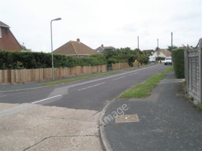 Foto 6x4 Blick von der Bosmere Road in Haslemere Gardens Eastoke c2009