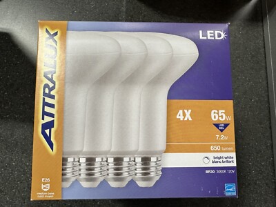 Attralux/Phillips LED BR-30 7.2W 650L 30K MED DIMMABLE - 16 pcs (600360)