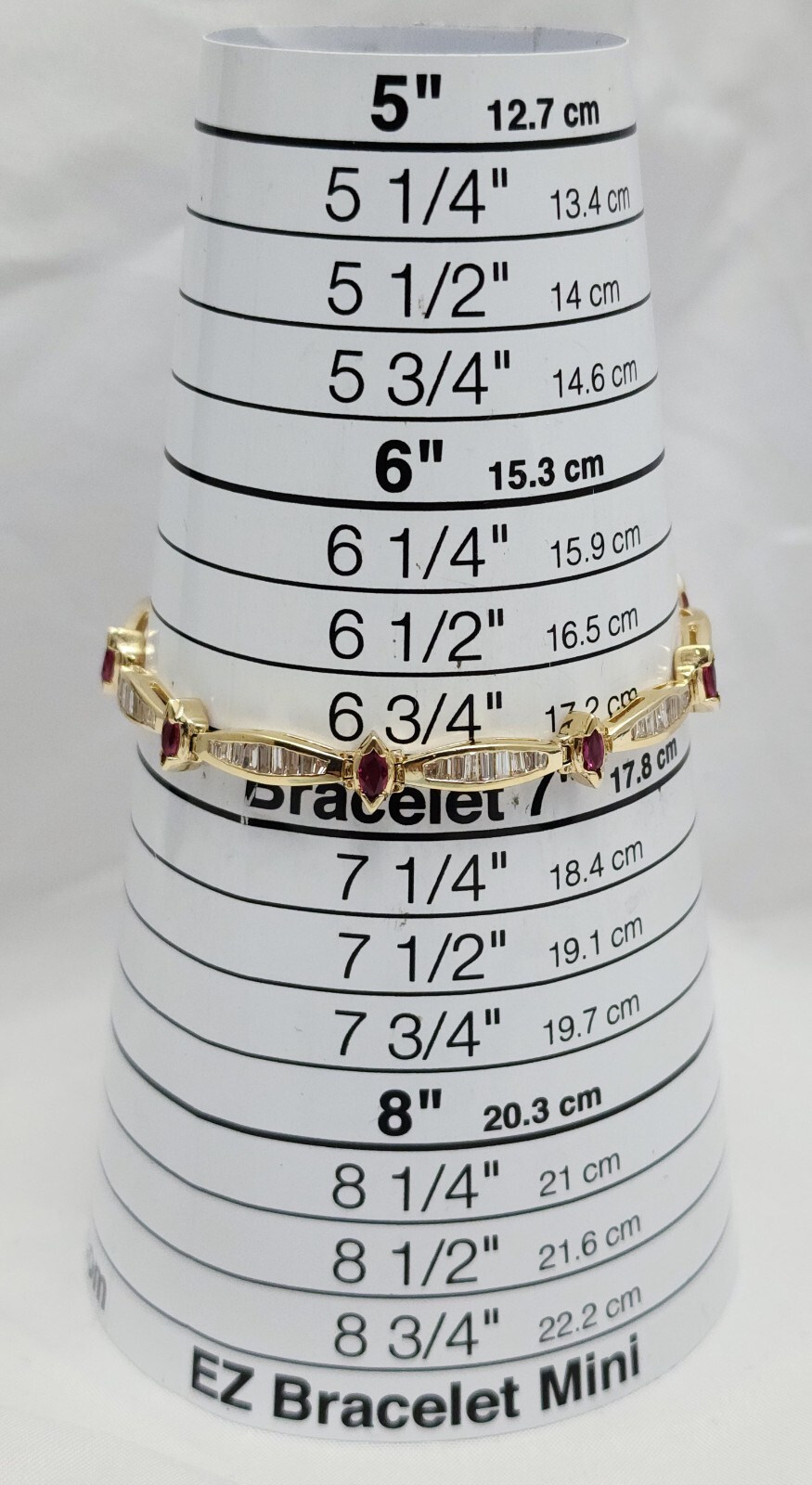 Unique 14K Solid Yellow Gold Designer Ruby & Diam… - image 18