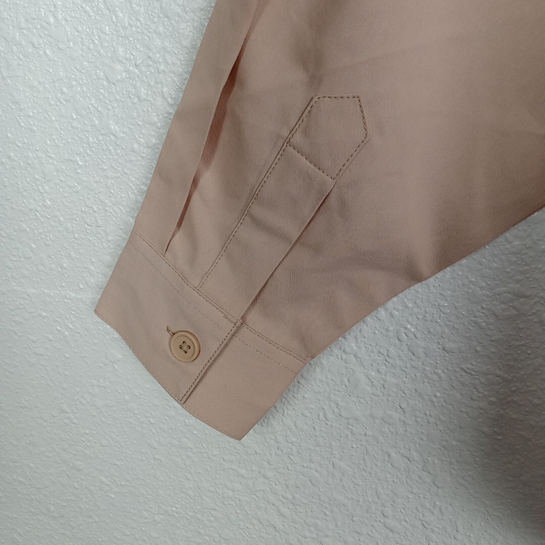 Future Collective Shirt Women's Medium Tan Button Up L/S Career Workwear Top
