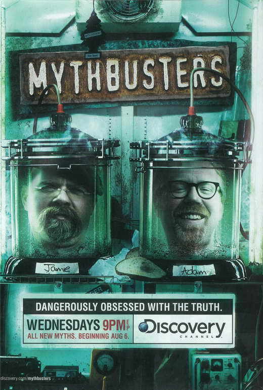 Myth Busters Visual Mythbusters Signed Poster