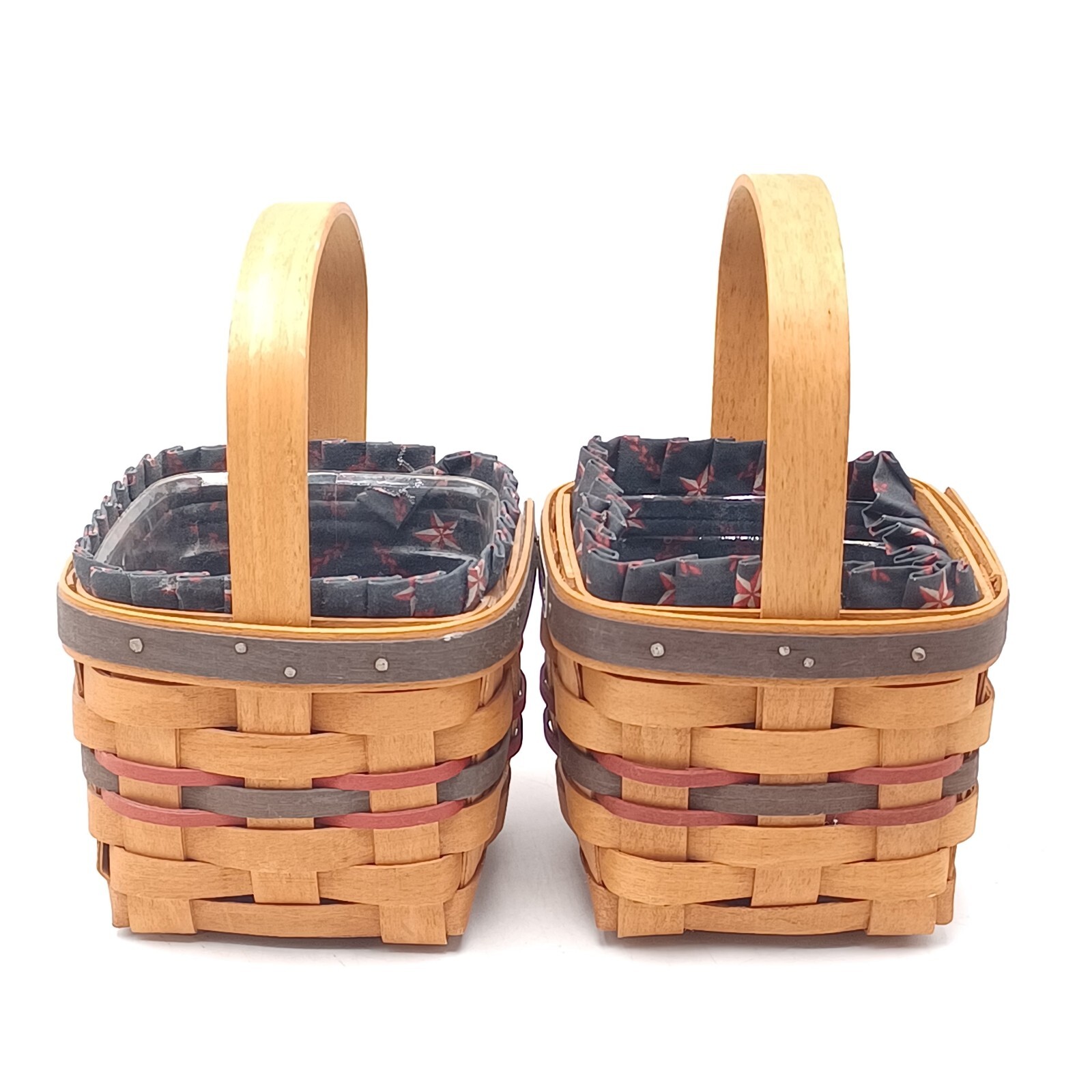 Longaberger 1993 INAUGURAL BASKET LOT. PROT, LINER, METAL TAG,  SIGNED, USA NEW