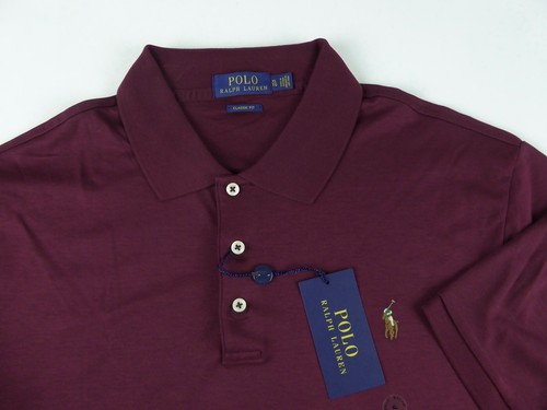 Camisa polo Polo Ralph Lauren SS tacto suave 100 % algodón con flequillo múltiple $85- $98 nuevo con etiquetas - Imagen 38 de 48