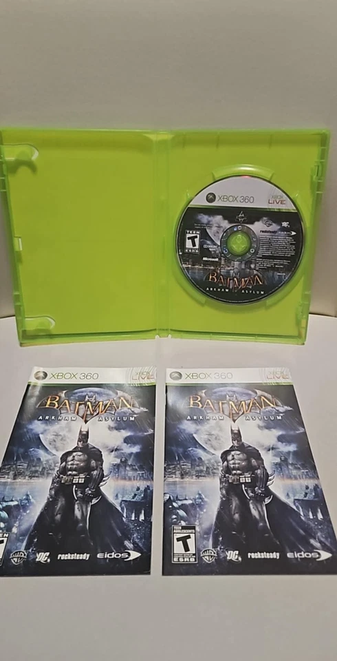 Batman: Arkham Asylum (Xbox 360, 2009) Complete - Image 3 of 3