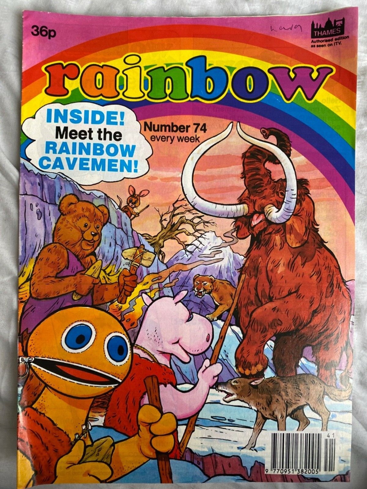 Rainbow Comic 74 Vintage Early 90s Thames ITV Collectable Bungle Zippy eBay