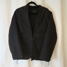 Men  s Kapital Kountry Kakashi Aviator Noragi Black 3 Large Cotton Nylon Cardigan
