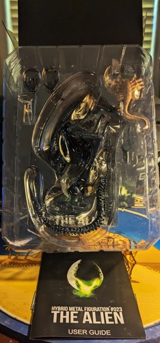 Herocross Hybrid Metal Figuration #023 Alien Diecast Figure Black - NIB - Picture 7 of 11