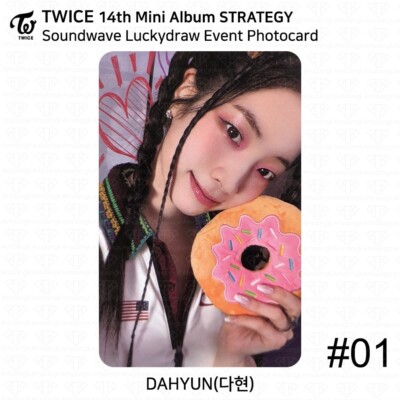 TWICE 14th Mini Album STRATEGY Soundwave Lucky Draw Signed