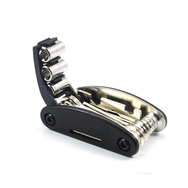Multifunción Motobike16 In1 Mini Plegable Reparación Llave Enchufe Destornillador Herramienta Foto 3 de 4