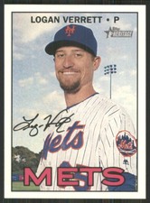 2016 Topps Heritage #523 Logan Verrett New York Mets 48724