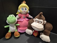 Nintendo Super Mario Bros Plush Set Of 3 Plush Toy Collectables FREE SHIPPING