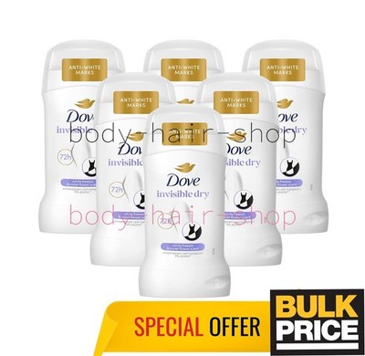 Dove Advanced Care Invisible Dry Anti-Transpirant Stick 72H Schweißschutz 6er...