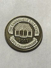 Rare 2007 Open Championship 1" Coin Style Golf Marker - Carnoustie Golf Links