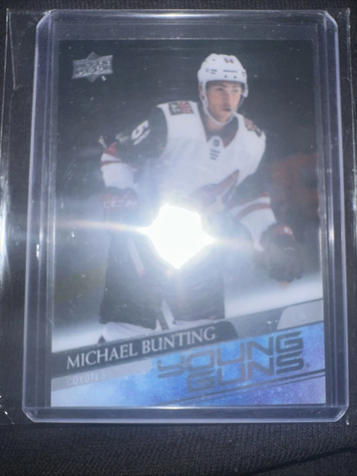 2020-21 Upper Deck Extended Series Young Guns Clear Cut #727 Michael Bunting