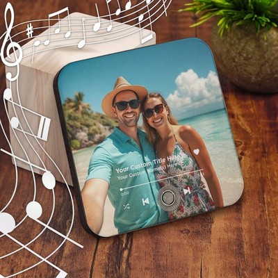 Audio und Foto Kühlschrankmagnet Player Fügen Sie Ihre Tonaufnahme und Bild hinzu