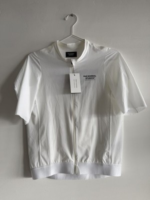 NEU Pas Normal Studios Solitude Trikot, weiß, Large, UVP £200 PNS