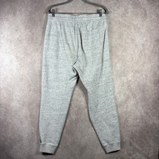 Abercrombie  Fitch Jogger Pants Men Small Heather Gray Soft A F Fleece Active