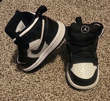 Nike Air Jordan 1 Mid SE All Star Panda Black White DD2193-001 Toddler Size 4c