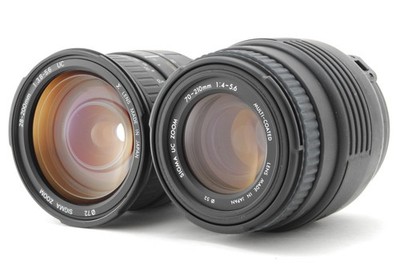 Lot of 2 [Near MINT] Sigma Lenses Canon EF 28-200mm & 70-210mm Lens From JAPAN