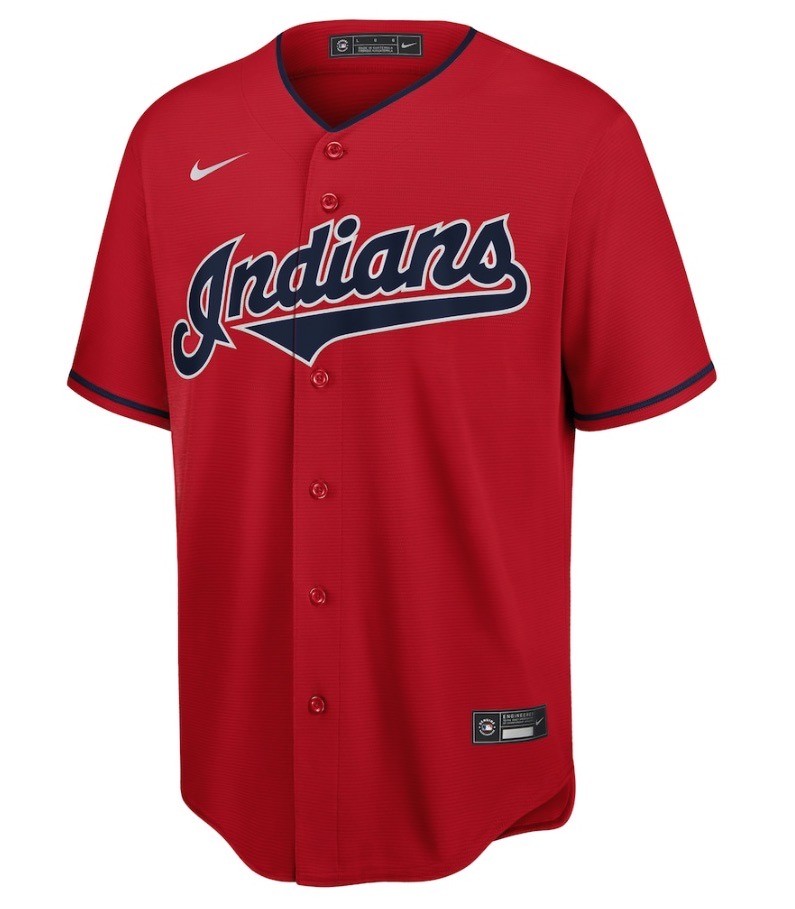 Nike Cleveland Indians 2021 Alternate Jersey Red Mens Size M | eBay