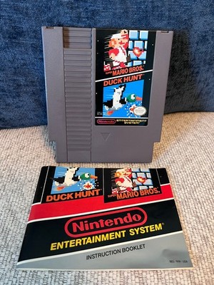 Super Mario Bros./Duck Hunt - with Manual (Nintendo Entertainment System, 1988)